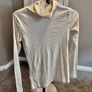 Eddie Bauer Ivory Turtleneck